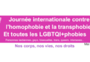 17 Mai, journée internationale contre l’homophobie, la transphobie et toutes les LGBTQI+ phobies